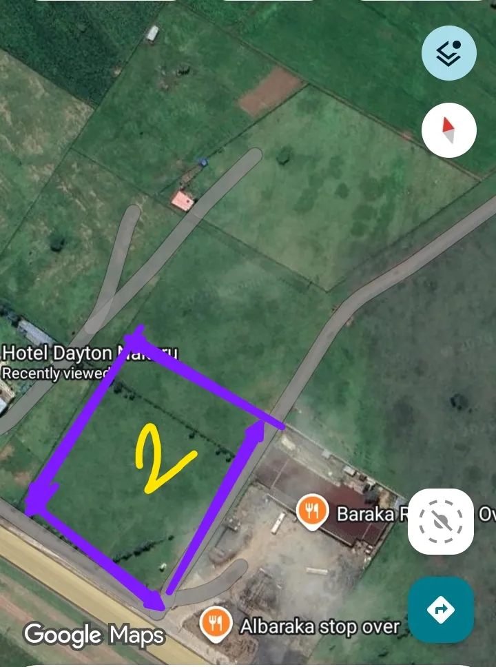 2 acres Commercial Land in Nairobi-Nakuru Highway
